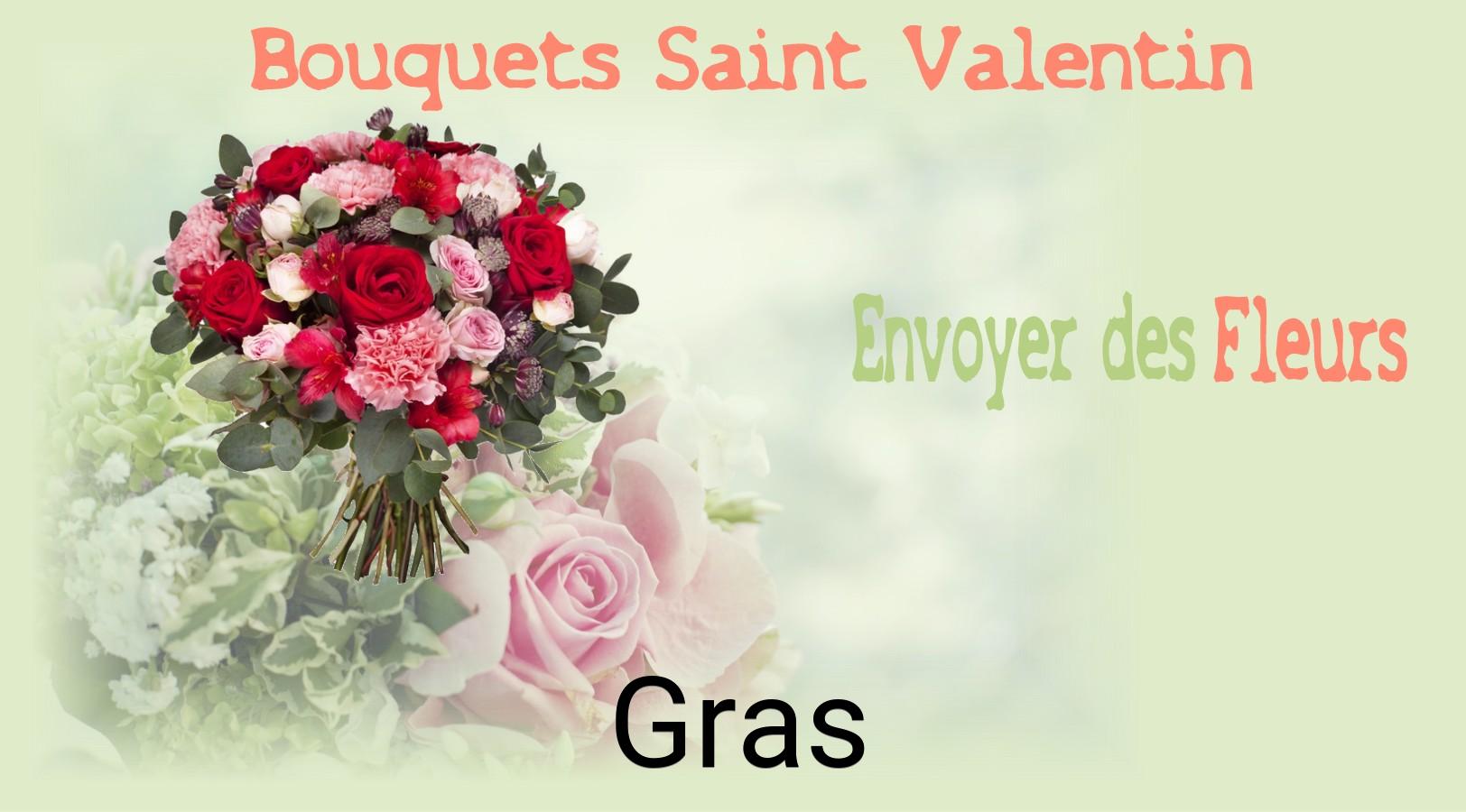 Roses de Saint-Valentin livrées à Gras